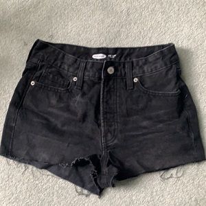 Old navy OG black high rise shorts